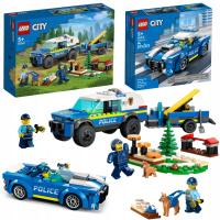 LEGO Policja CITY 60369 Szkolenie psów 60312 Radiowóz Samochody Auta Auto