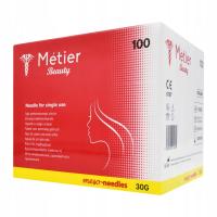 Иглы для мезотерапии 30 г игла Metier Beauty 0,3 мм 4 мм 100 шт.