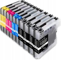 10× Tusz do Brother LC980 XL DCP-145C DCP-165C DCP-185C DCP-195C DCP-365CN