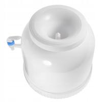 KOMPAKTOWY PLASTIKOWY STOJAK NA WODĘ BIAŁY DOZOWNIK DOMOWY