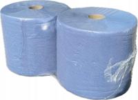 RĘCZNIK CZYŚCIWO PAPIEROWE NIEBIESKIE DUŻE 300 METRÓW DWUWARSTWOWE 2 ROLKI