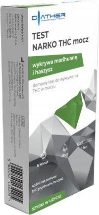 DIATHER test NARKO THC mocz wykrywanie THC w moczu 1 sztuka