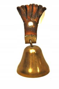 6,2 cm / 57 g - STARY JANCZAR - DZWONEK MOSIĘŻNY /24155