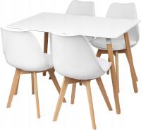 Скандинавский стол 4 стула Montivaro набор
