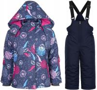 KOMBINEZON ZIMOWY J-336S4 DWUCZĘŚCIOWY PUCHOWY + POLAR