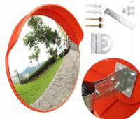 NIETŁUKĄCE LUSTRO WYJAZDOWE DROGOWE MAGAZYNOWE SFERYCZNE PARKINGOWE 60CM