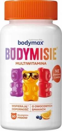 Bodymax Bodymisie żelki bez cukru o smaku owocowym 60 sztuk
