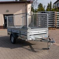 Автомобильный прицеп с сетчатыми накладками Brenderup 2270xl 270x129