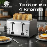 Toster SUPERLEX TA8590A-GS srebrny/szary 1600 W