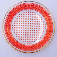 VINTAGE PIĘKNA SZKLANA PATERKA talerzyk Olbernhau