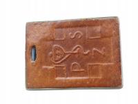 Stara zawieszka przypinka do kluczy plastikowa ZPFSZ Katowice 1969 antyk