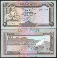 $ Jemen 20 RIALS P-25 UNC