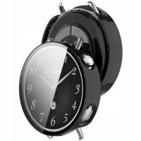 Etui z wbudowanym szkłem Bizon do Xiaomi Watch S4 41 mm, case do zegarka