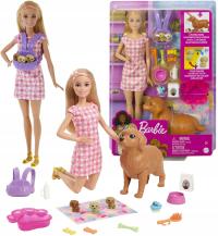 BARBIE ZESTAW NARODZINY PIESKÓW LALKA + AKCES.