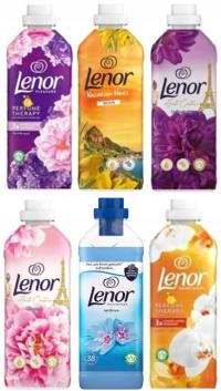 LENOR PŁYNY DO PŁUKANIA TKANIN Z OLEJKAMI ETERYCZNYMI ZESTAW mix 6sztuk