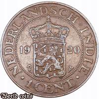 1 CENT 1920 HOLENDERSKIE INDIE WSCHODNIE