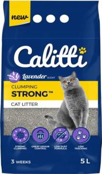 Бентонитовый наполнитель Calitti Strong Lavender 5l