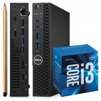 Komputer PC Dell Optiplex 3050 Micro I3-6100T 256 SSD/16 Win10 do domu mini