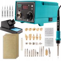 WYPALARKA DO DREWNA PIROGRAF YIHUA 937D LCD SZABLONY KOŃCÓWKI SKLEJKA