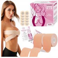 2X BOOB TAPE, моделирующая бюст, декольте, 10 ярдов, 20 НАСУТНИКОВ