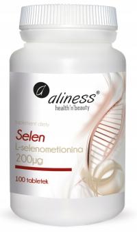 Aliness SELEN Select L-selenometionina 200mcg 100 tabletek ODPORNOŚĆ