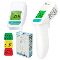 TERMOMETR BEZDOTYKOWY elektroniczny na PODCZERWIEŃ medyczny dokładany LCD