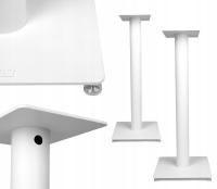 2x STAND STOJAK STOJAKI PODSTAWY POD KOLUMNY GŁOŚNIKI PODSTAWKA białe 70 cm