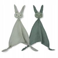 Nuuroo 2 przytulanki do usypiania niemowlaka z zapachem mamy BIO bawełna Kr