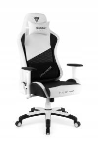 Офисное игровое кресло из экокожи Senshi XL Sense7 с регулируемым ковшом