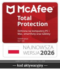 McAfee Antywirus McAfee Total Protection 2025 1 st. / 12 miesięcy ESD