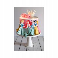 Печать помадка для торта принцессы