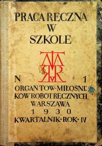 Praca Ręczna w Szkole 1930r