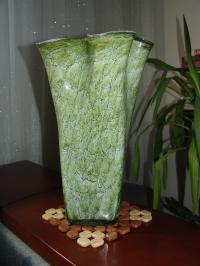 Huta Szkła JÓZEFINA-Wazon Marmurkowy-38cm