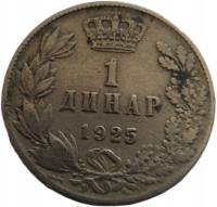 [D0841] Jugosławia 1 dinar 1925