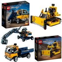 LEGO Technic автомобили 42147 самосвал / экскаватор 42163 бульдозер техника