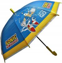 parasolka dziecięca parasol przeźroczysty foliowy automat jeż Sonic