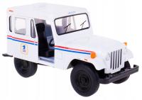 JEEP DJ-5B USPS 1971 MODEL METALOWY 1:26 KINSMART BOX U.S. MAIL BIAŁY