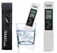 MIERNIK TESTER TWARDOŚCI WODY TEMP OSMOZA TDS
