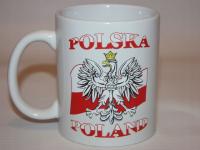Kubek ceramiczny flaga Polska orzeł godło barwy