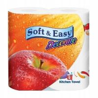 Soft&Easy Ręcznik papierowy 2-warstwowy - Decorate