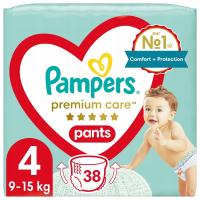 Pampers Premium Care Pants Pieluchomajtki, rozmiar 4, 38 szt, 9kg-15kg