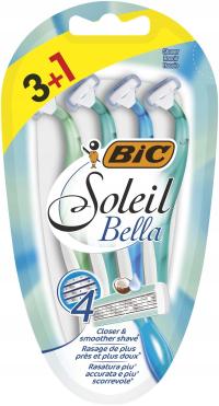 BIC SOLEIL BELLA MASZYNKI/GOLARKI DO GOLENIA DLA KOBIET 4 SZT.