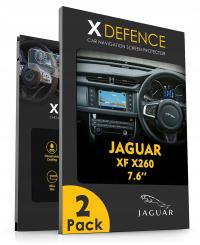2в1 навигационное защитное стекло экран для JAGUAR XF X 260 вторая навигация