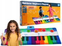 duża mata muzyczna dla dzieci KOLOROWY KEYBOARD nagrywanie odtwarzanie