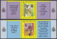 Filipiny 2005 Mi 3650-51 zf2 ** Jan Paweł II Papież