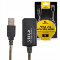 USB удлинитель Gembird UAE-01-5M черный 5 м