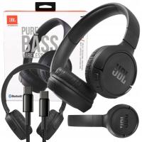 SŁUCHAWKI BEZPRZEWODOWE NAUSZNE JBL TUNE 510BT CZARNE Z MIKROFONEM