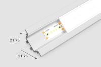 Profil LED BERGMEN PRO-4 kątowy 45° 2m srebrny ALU anoda do schodów kuchni