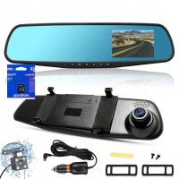 ВИДЕОРЕГИСТРАТОР ЗЕРКАЛО ЗАДНЕГО ВИДА АВТОМОБИЛЬНАЯ КАМЕРА ЗАДНЕГО ВИДА ПЕРЕДНЯЯ ЗАДНЯЯ FULL HD 32 ГБ
