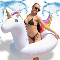 DMUCHANE KOŁO KÓŁKO DO PŁYWANIA JEDNOROŻEC DLA DZIECI DUŻE 100 CM